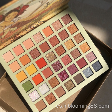 Belleza 42 color paleta de sombras de ojos de lujo etiqueta privada